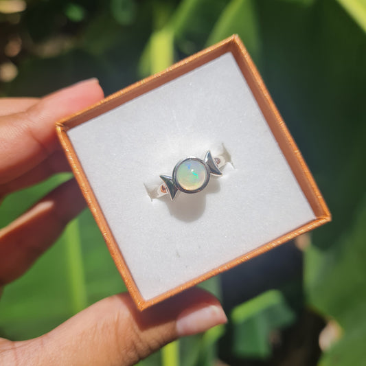 Ethiopian Opal Ring - Size 5