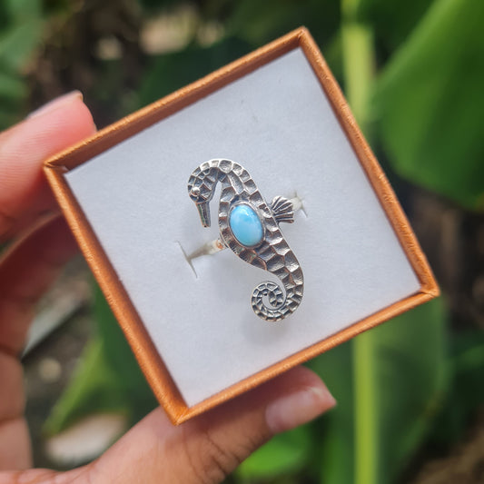 Larimar Ring - Size 6