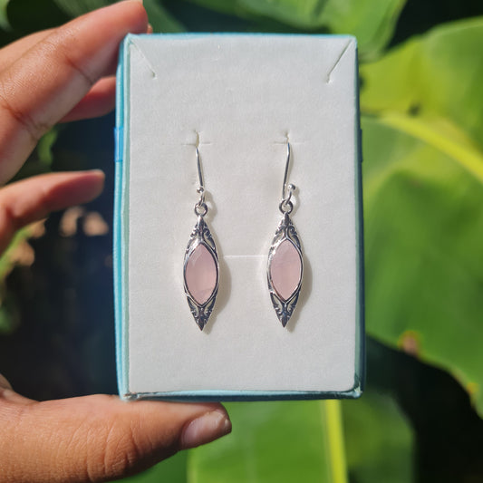 Rose Quartz Earrings