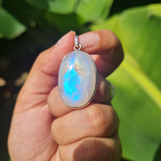 Rainbow Moonstone Pendant