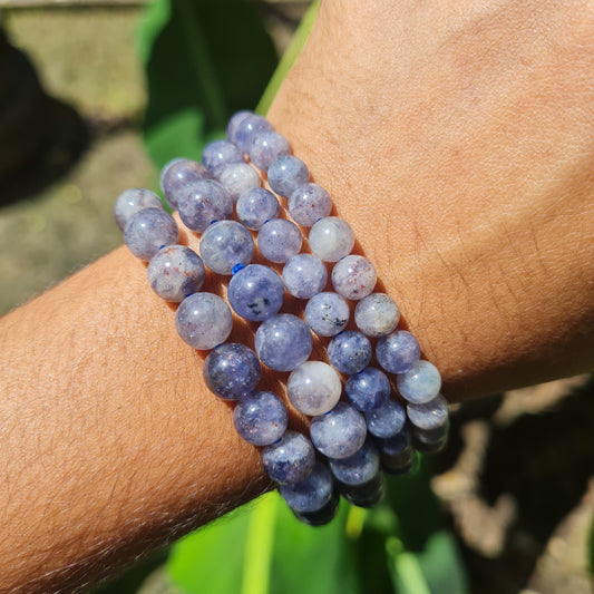 Iolite (Water Sapphire) Gemstone Bracelet