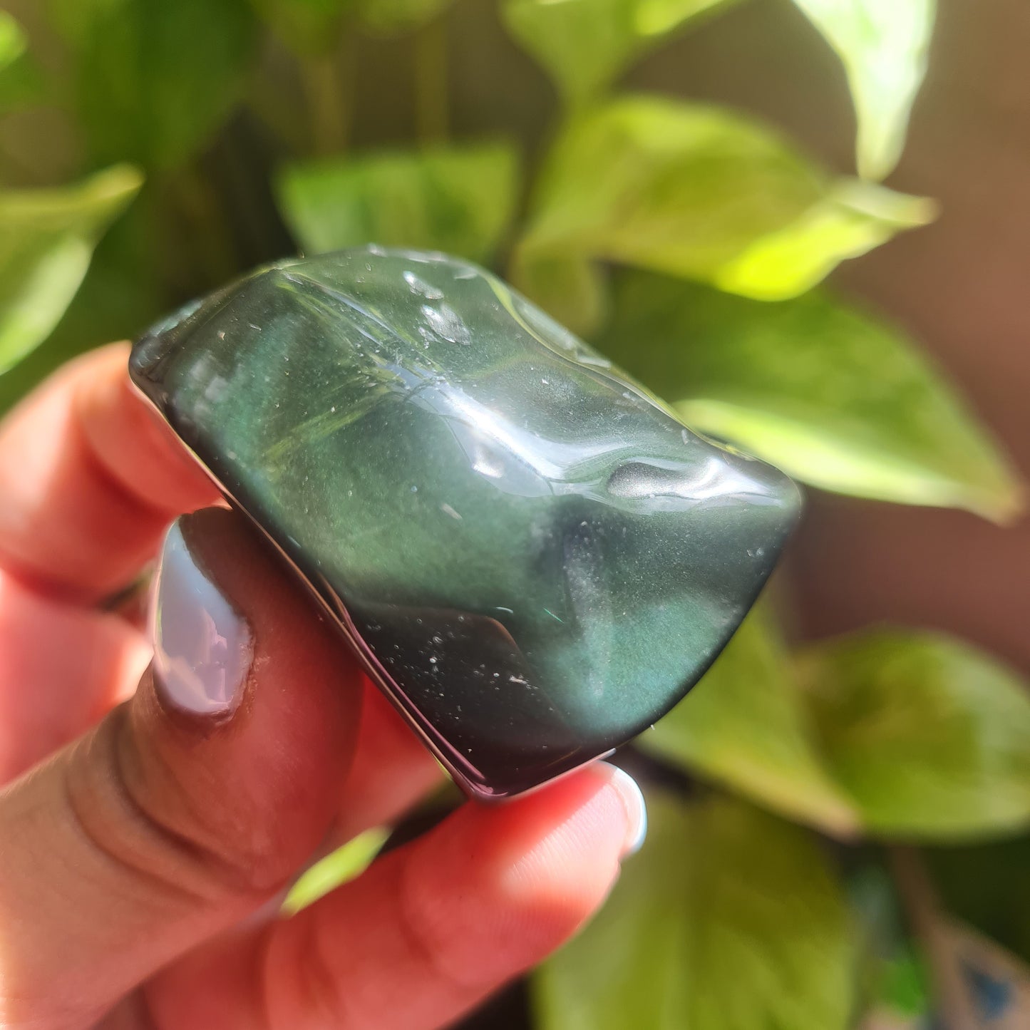 Mini Rainbow Obsidian Specimen