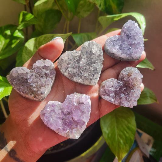 Amethyst Heart Specimen