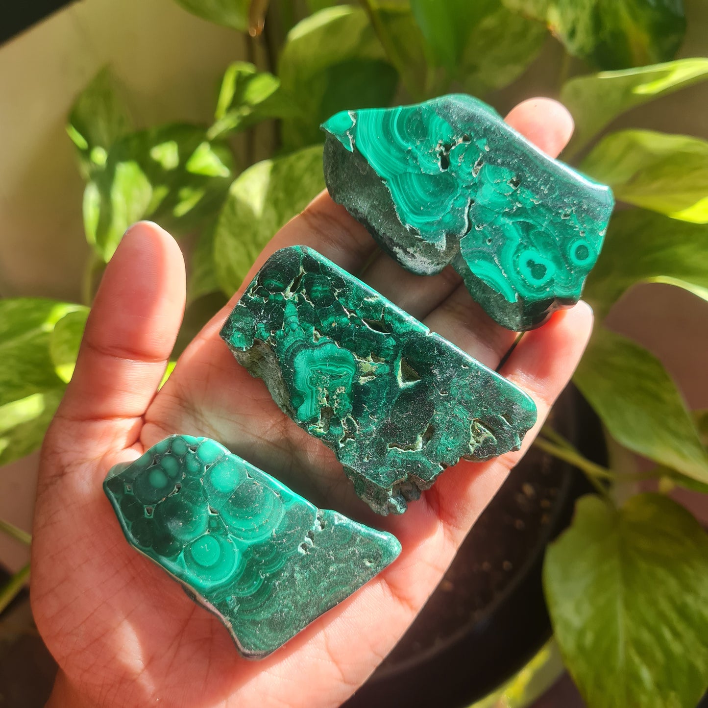 Mini Malachite Slab