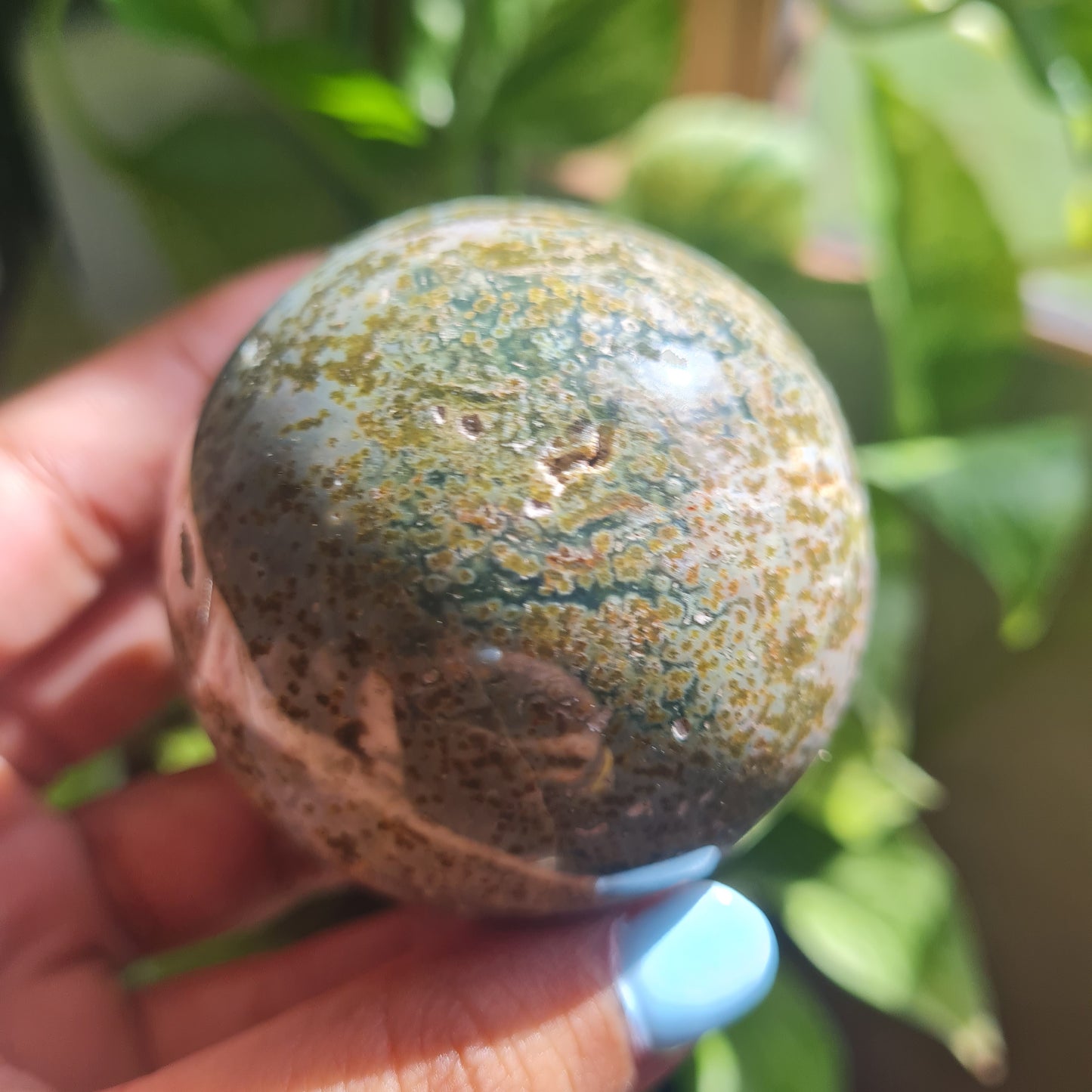 Ocean Jasper Gemstone Sphere