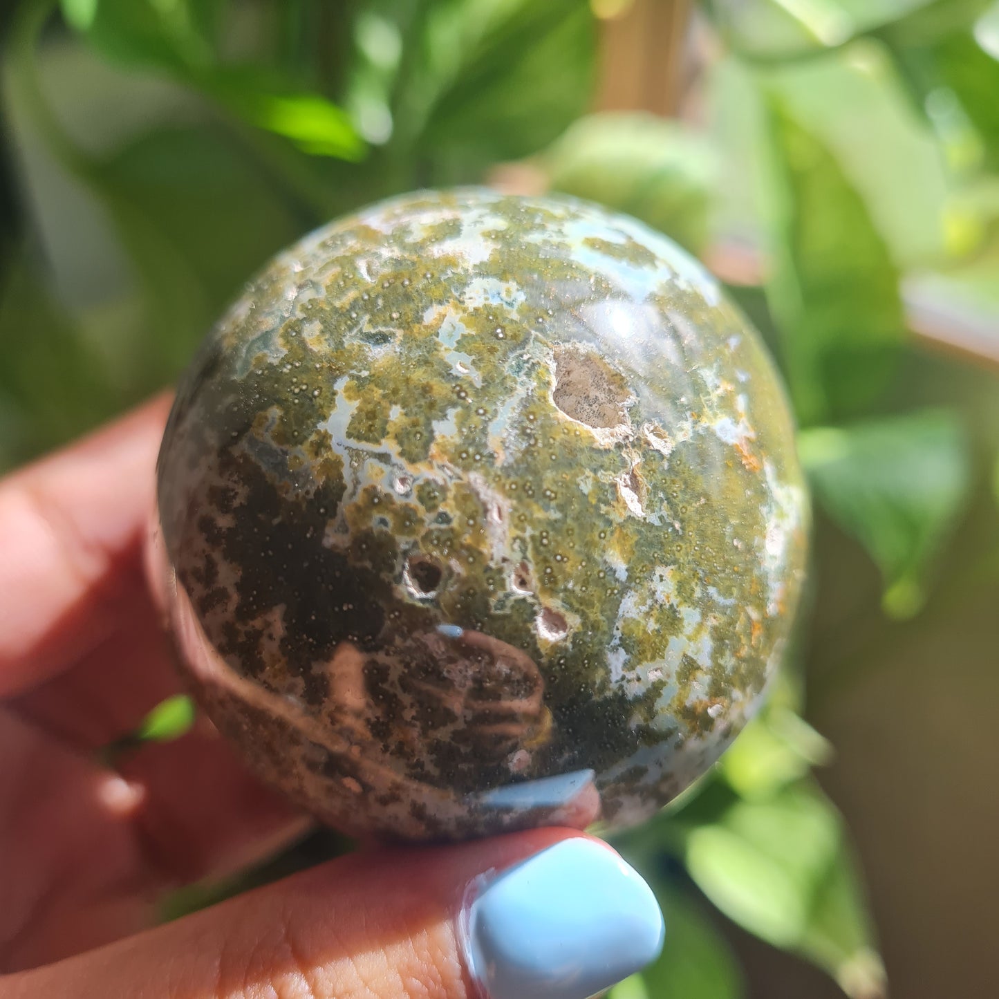 Ocean Jasper Gemstone Sphere