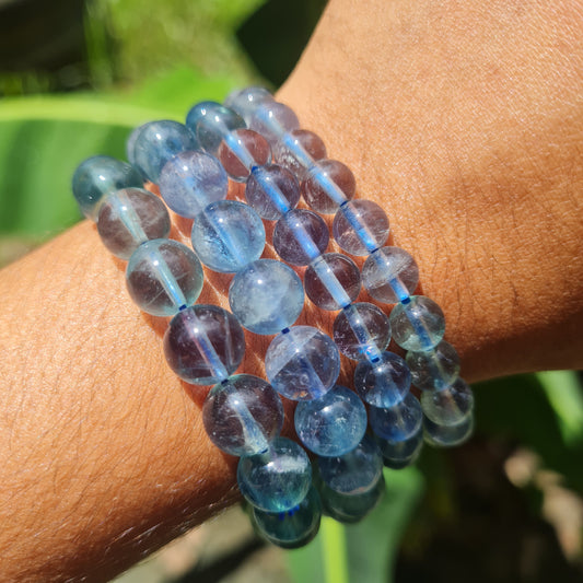 Blue Fluorite Gemstone Bracelet