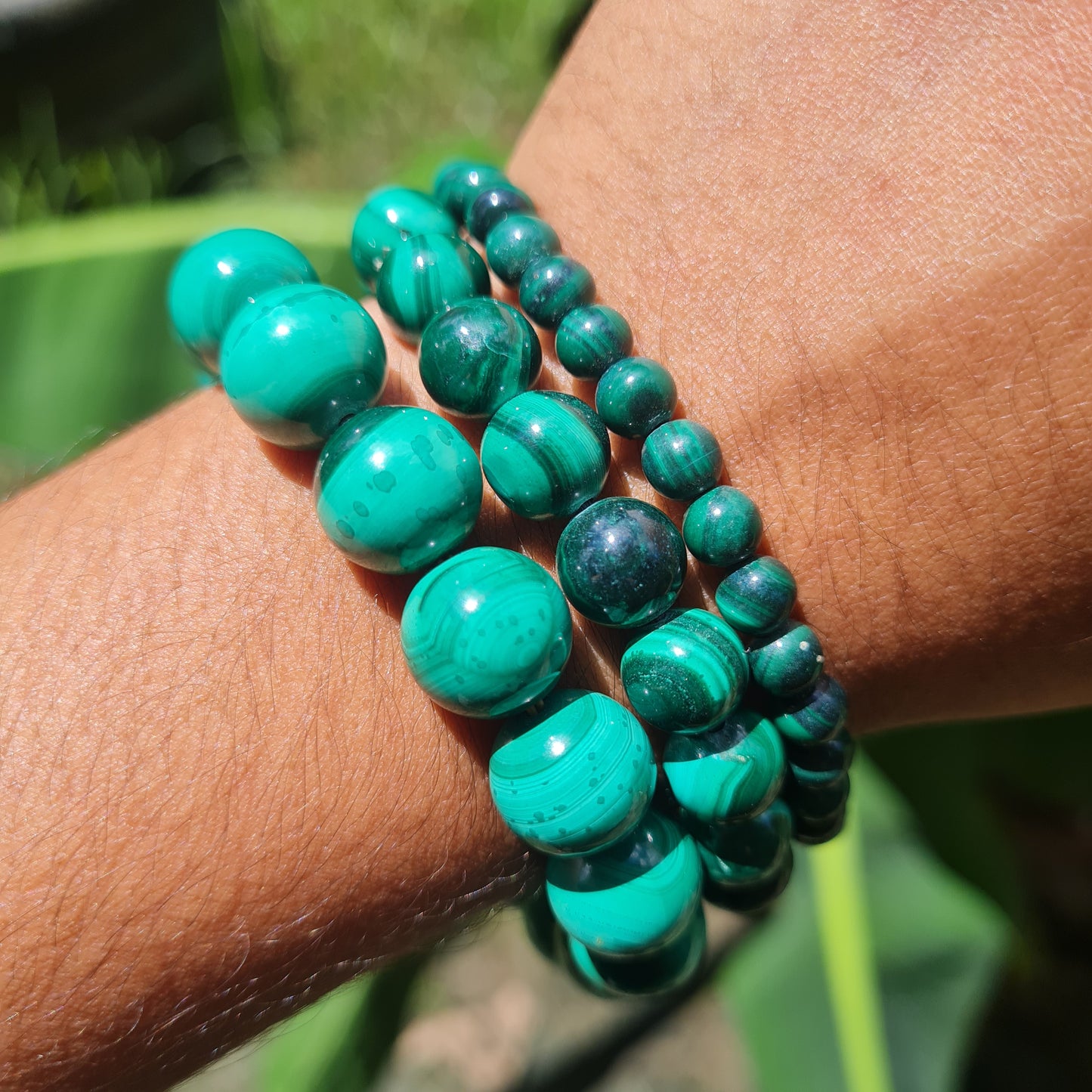 Malachite Gemstone Bracelet