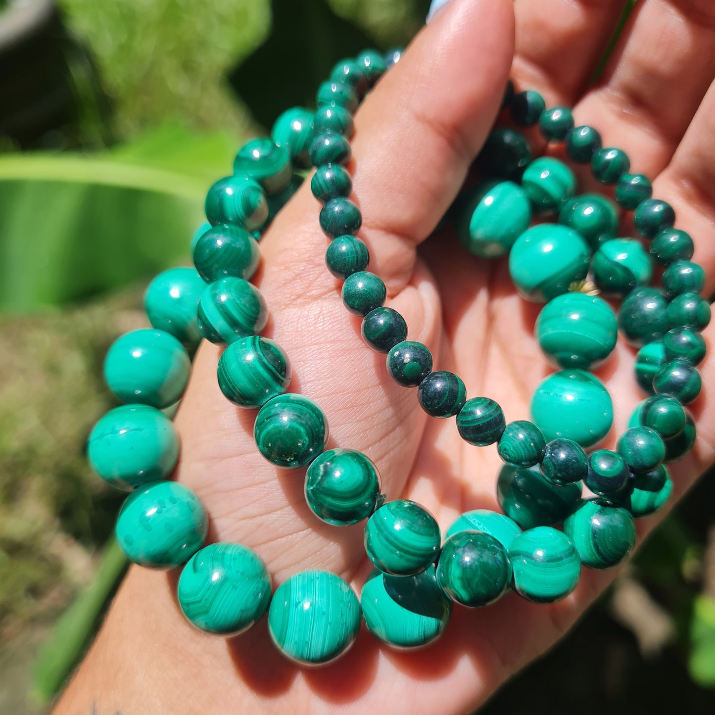 Malachite Gemstone Bracelet