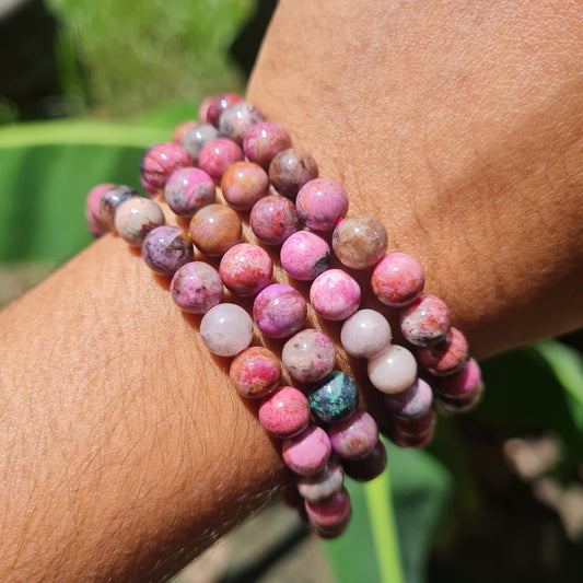Cobaltoan Calcite Gemstone Bracelet