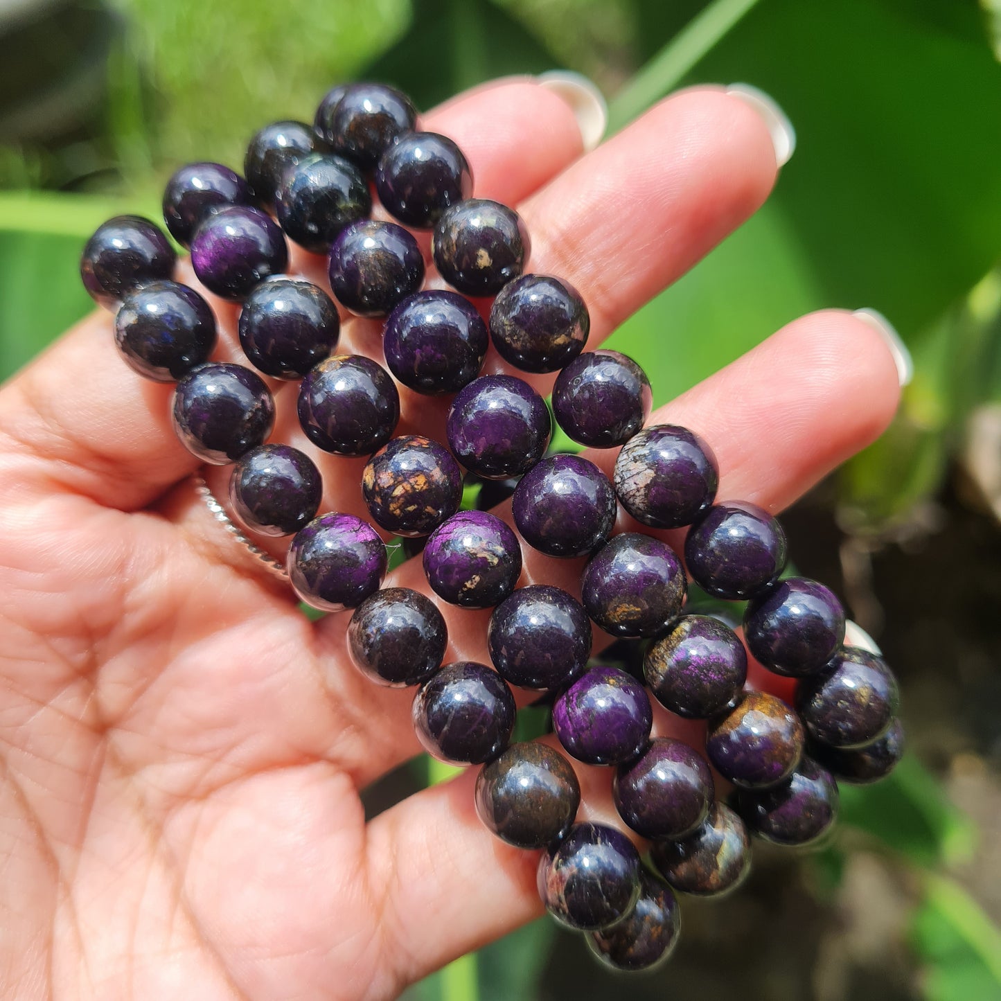 Purpurite Gemstone Bracelet