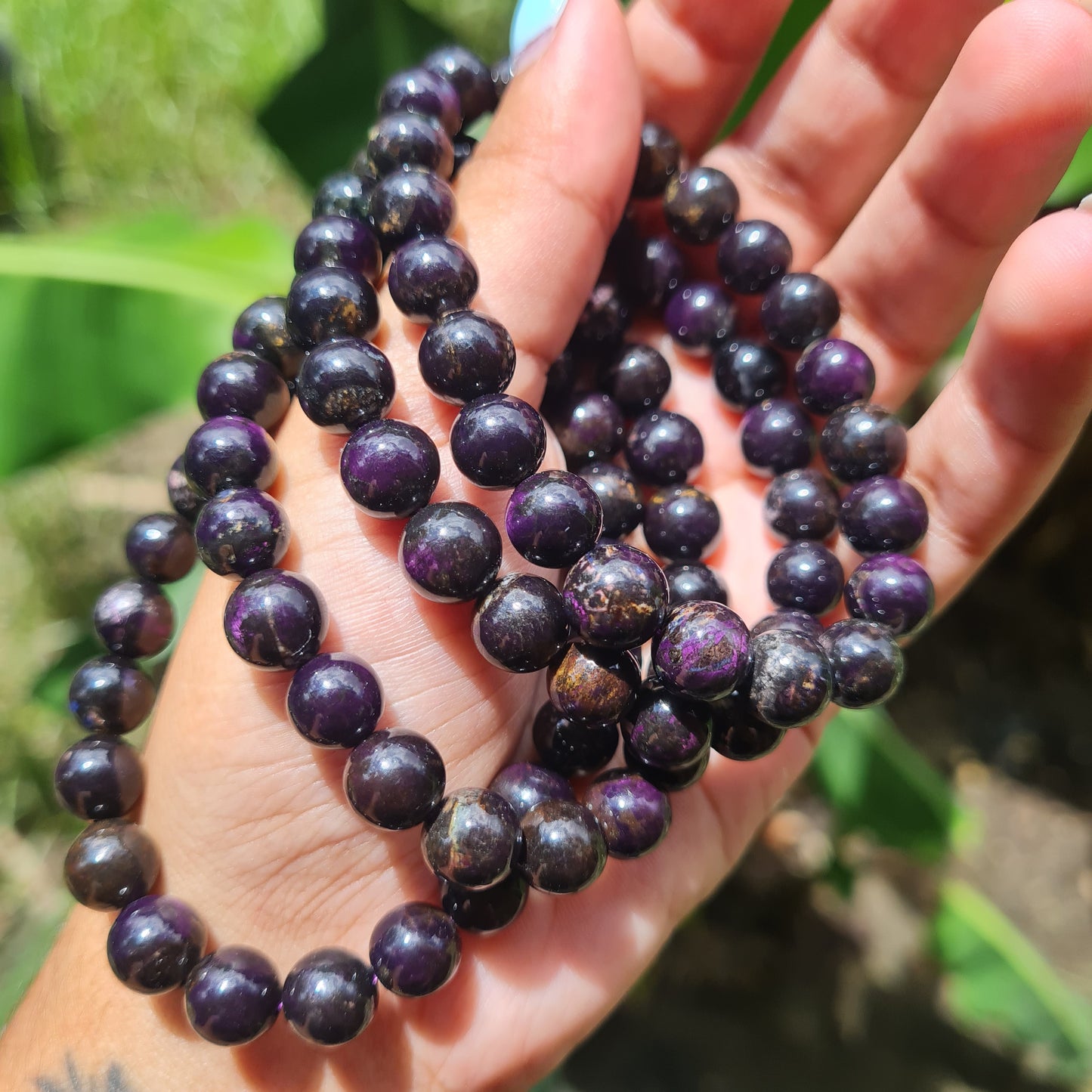 Purpurite Gemstone Bracelet