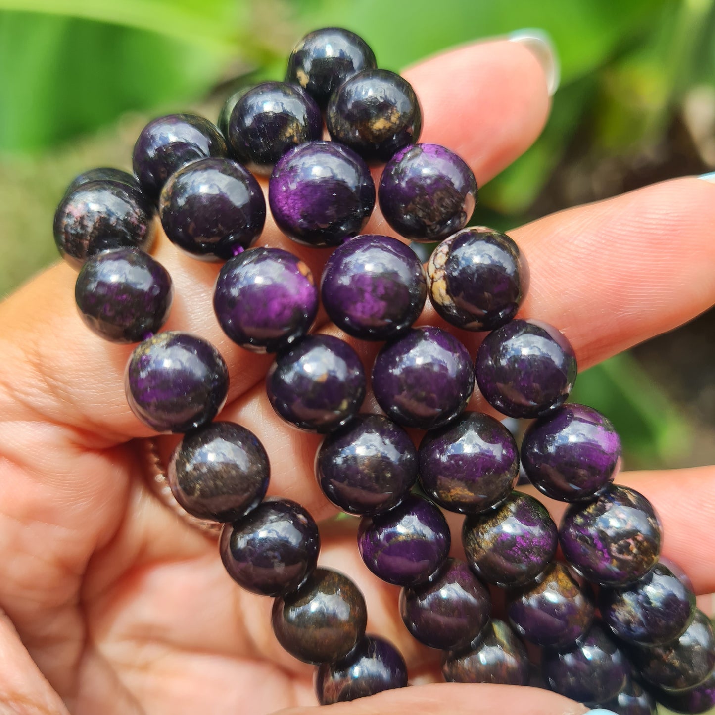 Purpurite Gemstone Bracelet