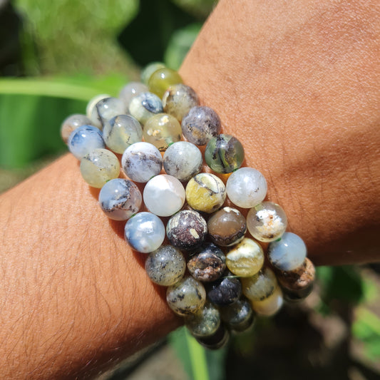 Green Opal Gemstone Bracelet