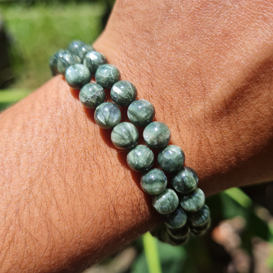 Seraphinite Gemstone Bracelet