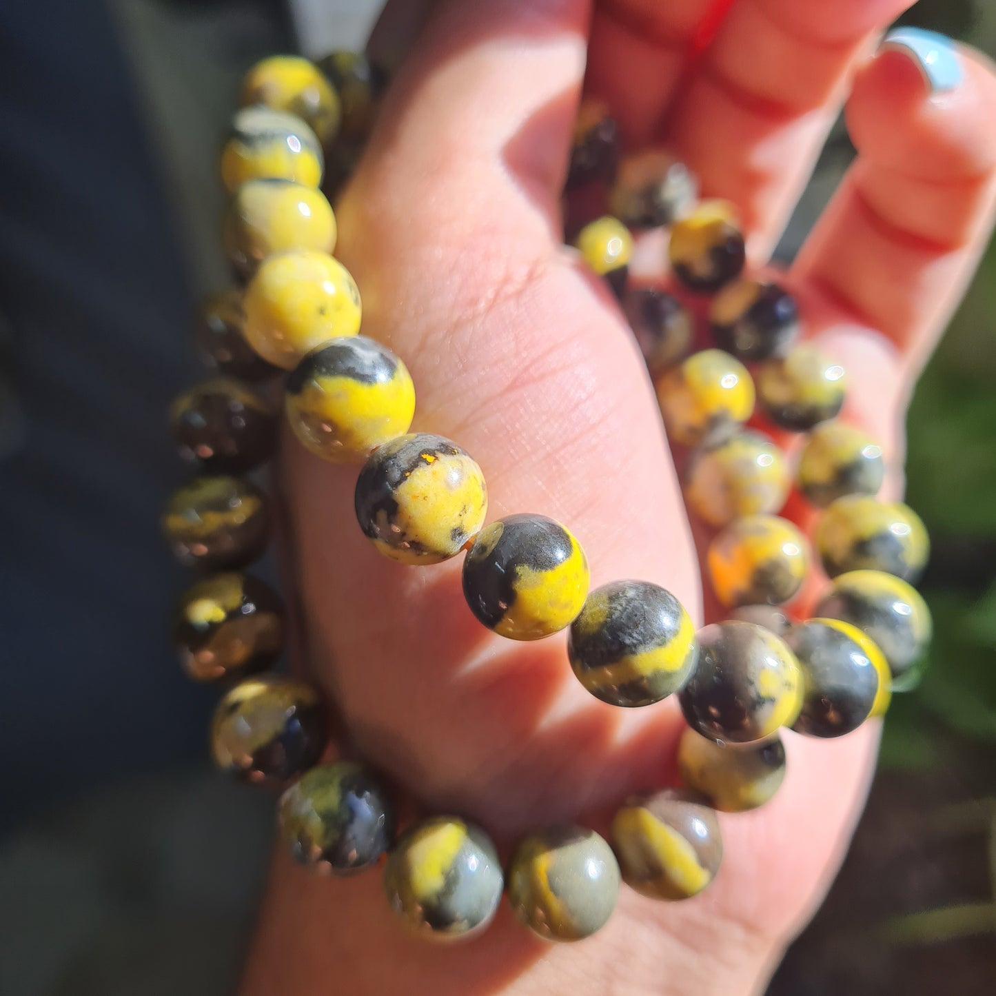 Bumbleebee Jasper Gemstone Bracelet