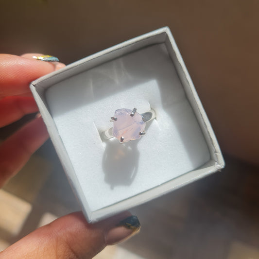 Lavender Quartz Ring - Size 7