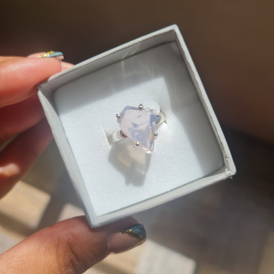 Lavender Quartz Ring - Size 7