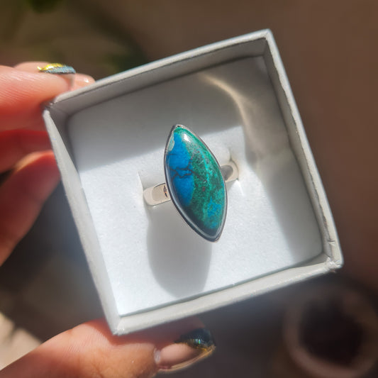 Chrysocolla Ring - Size 8