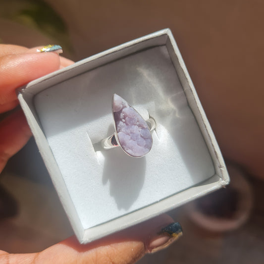 Grape Agate Cluster Ring - Size 5