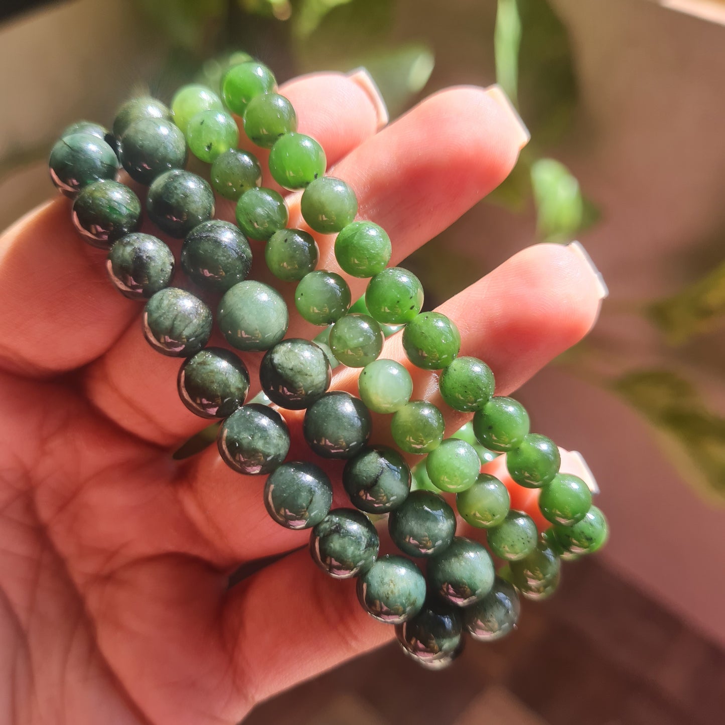 Nephrite Jade Gemstone Bracelet