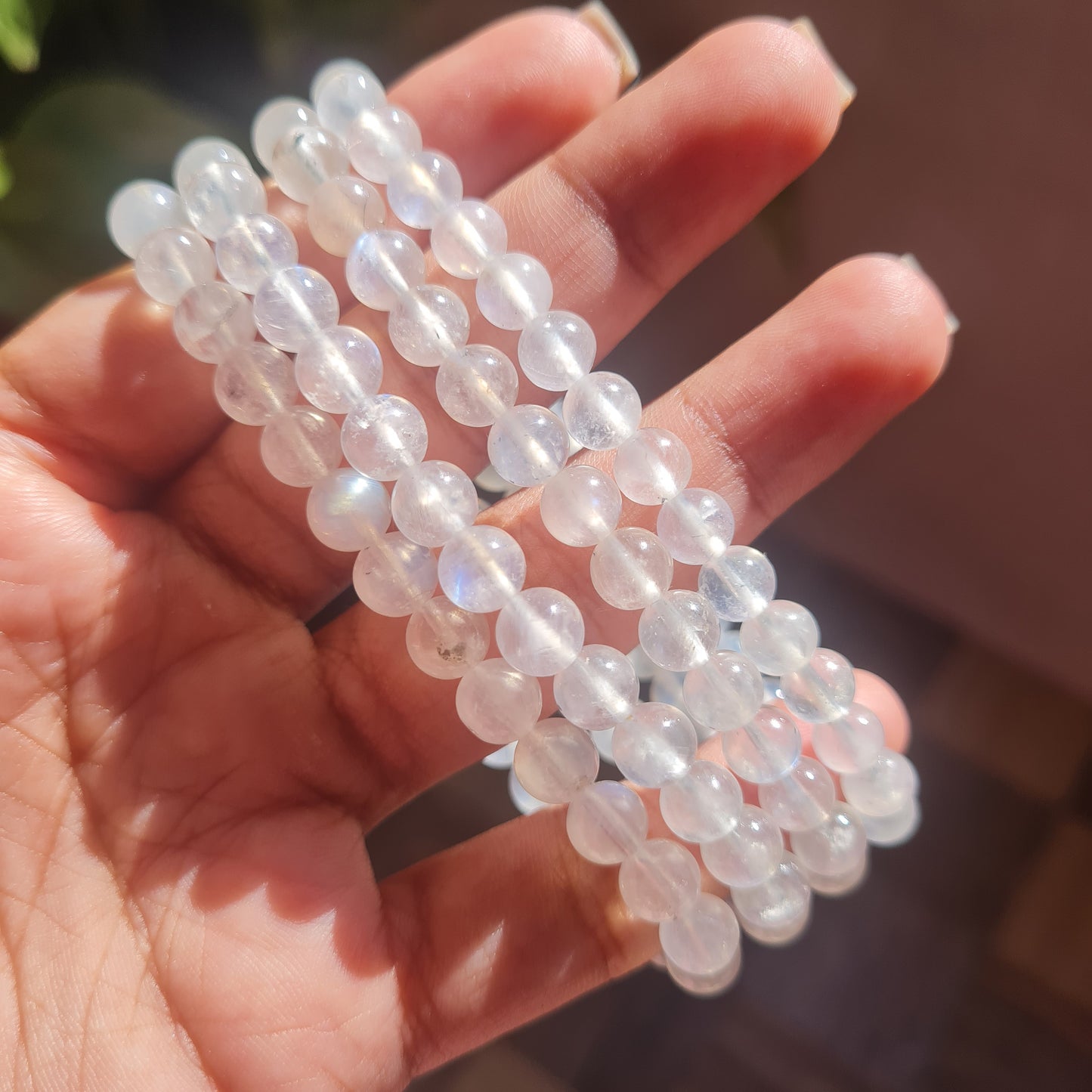 Rainbow Moonstone Gemstone Bracelet