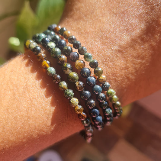 Cat's Eye Tourmaline Gemstone Bracelet