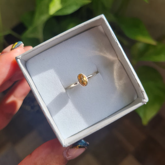 Citrine Ring - Size 7