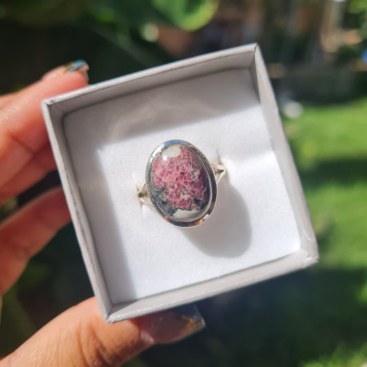 Eudialyte Ring - Size 8