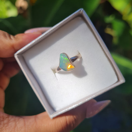 Ethiopian Opal Ring - Size 6.5