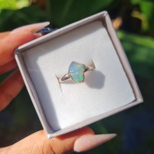 Ethiopian Opal Ring - Size 7