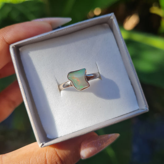 Ethiopian Opal Ring - Size 7.5