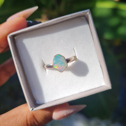 Ethiopian Opal Ring - Size 7.5