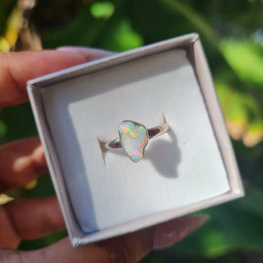 Ethiopian Opal Ring - Size 7.5