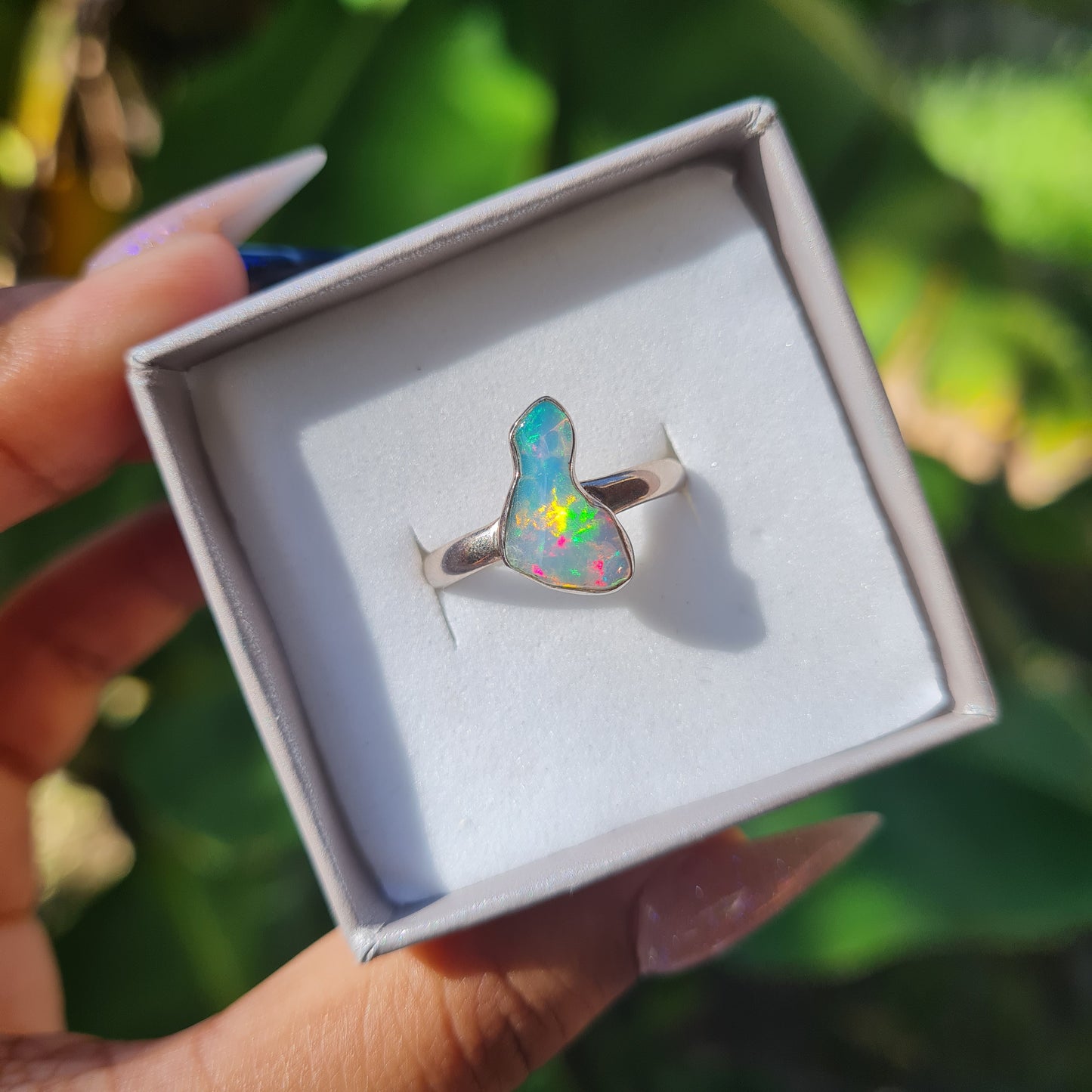 Ethiopian Opal Ring - Size 8.5