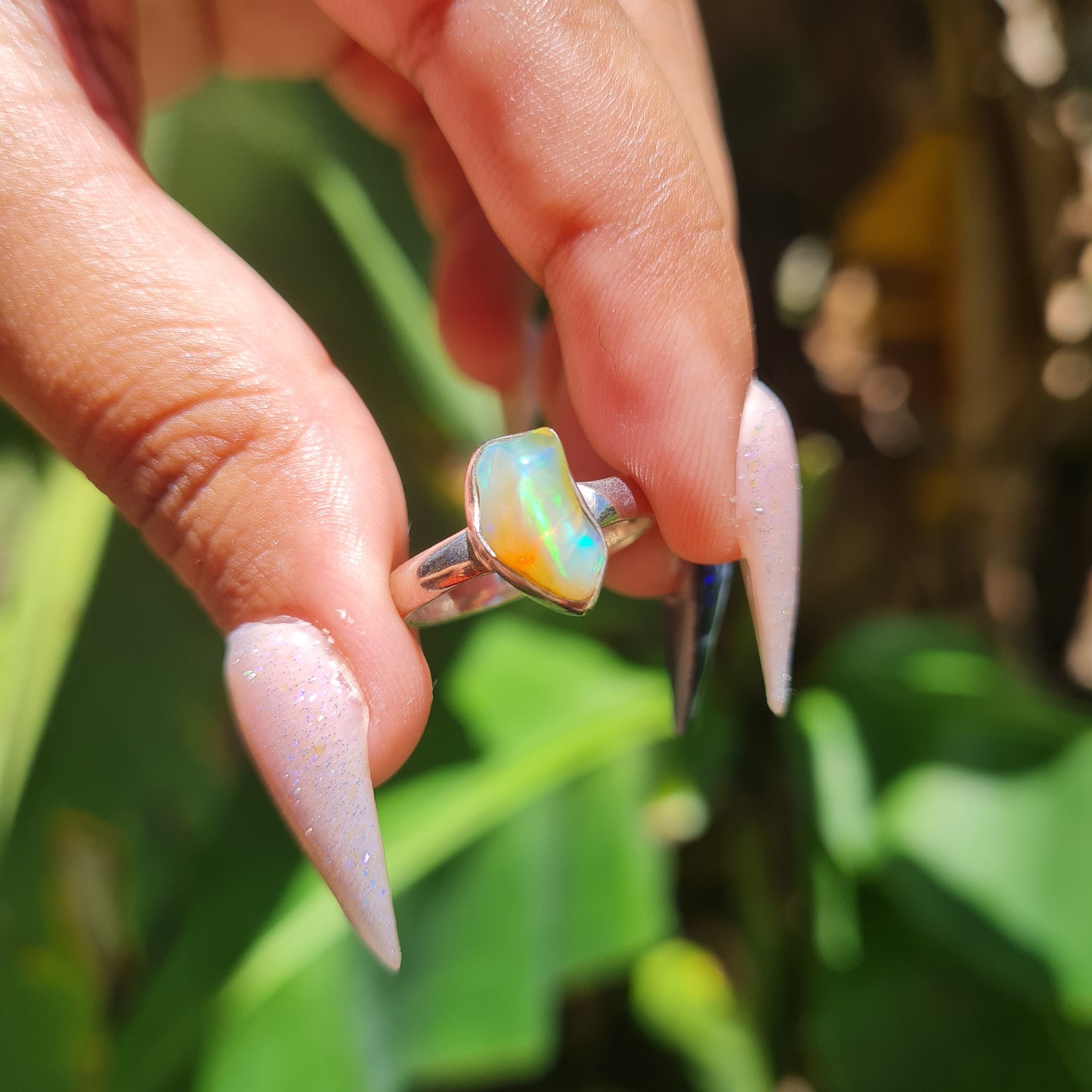 Ethiopian Opal Ring - Size 6.5