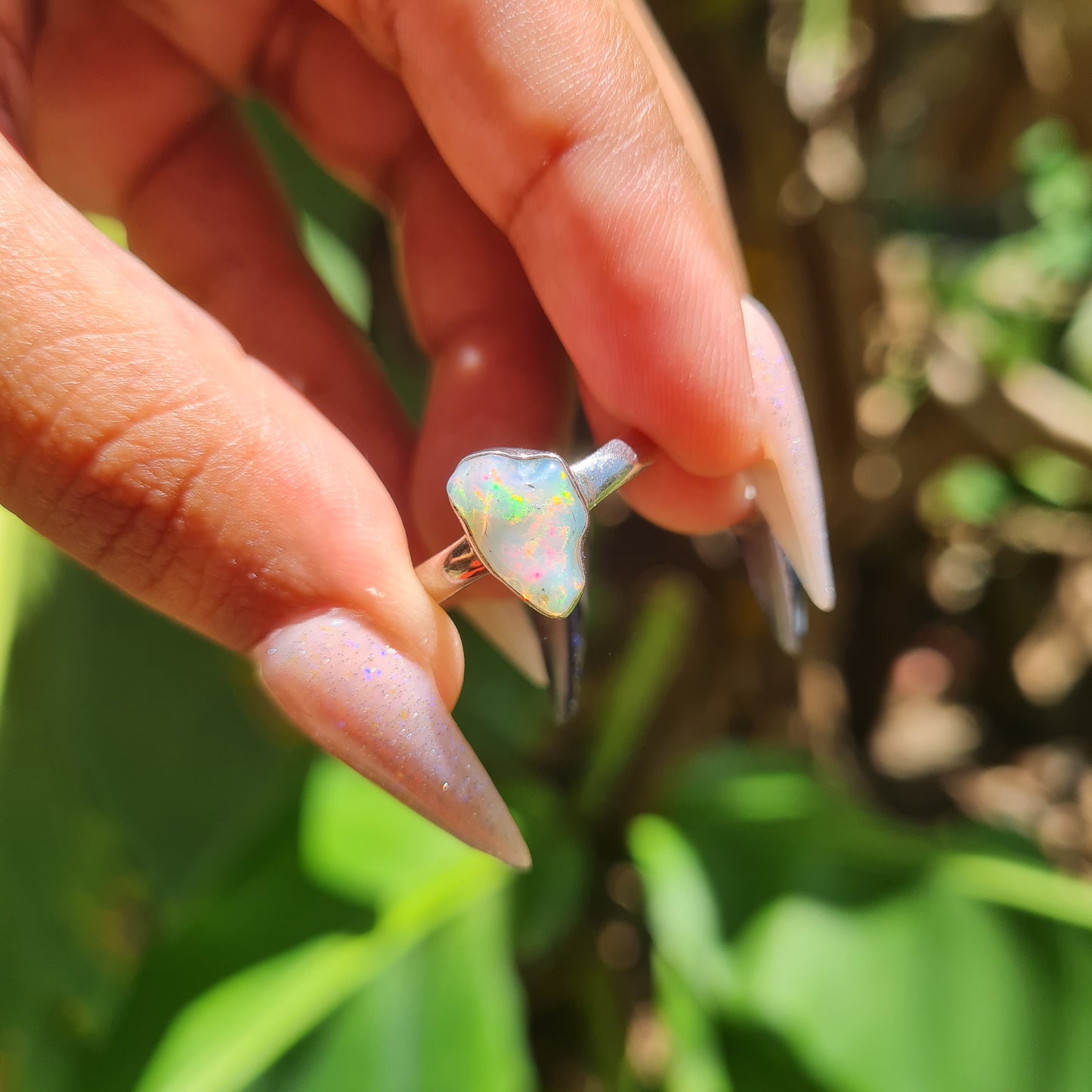 Ethiopian Opal Ring - Size 7.5