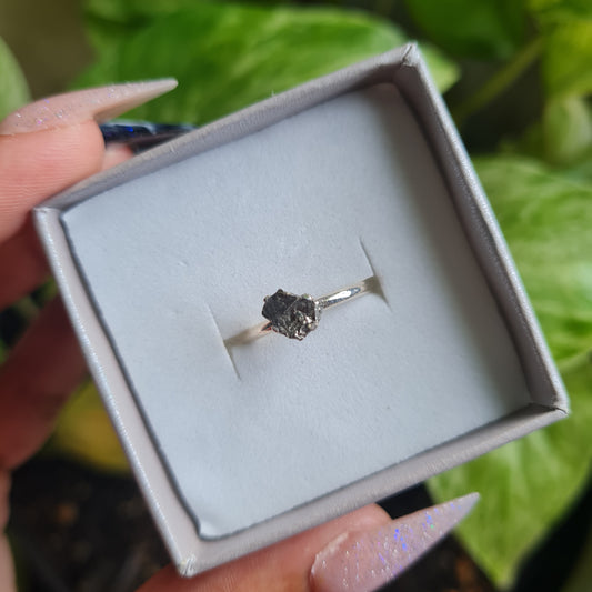 Dainty Pyrite Ring - Size 6