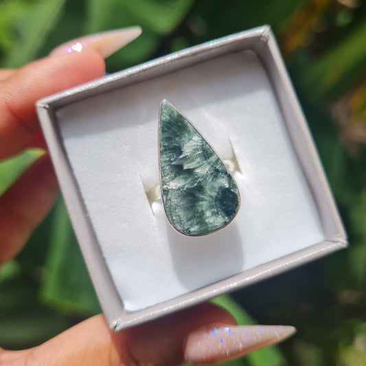 Seraphinite Ring - Size 7