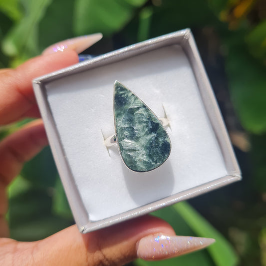 Seraphinite Ring - Size 10