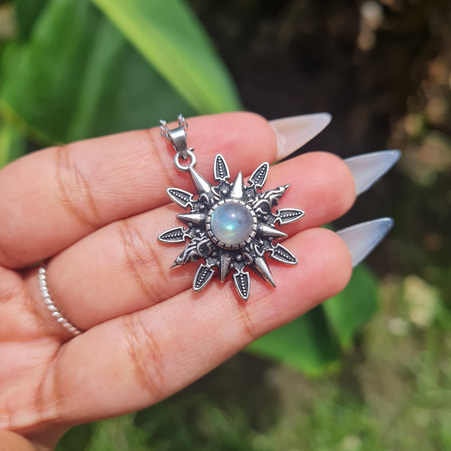 Labradorite Sun Necklace