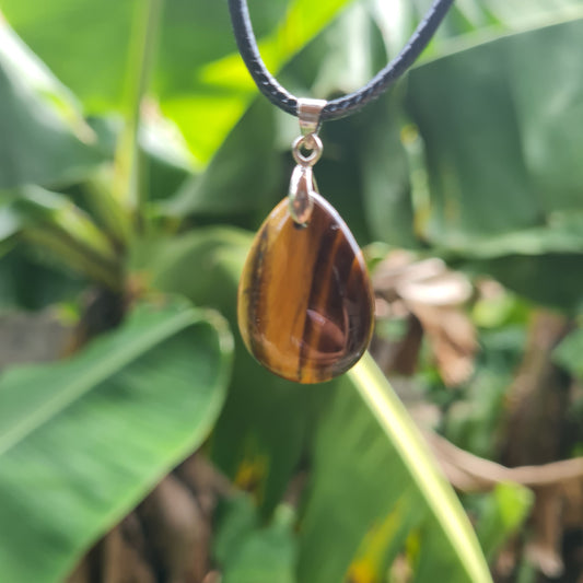 Tiger’s Eye Drop Necklace