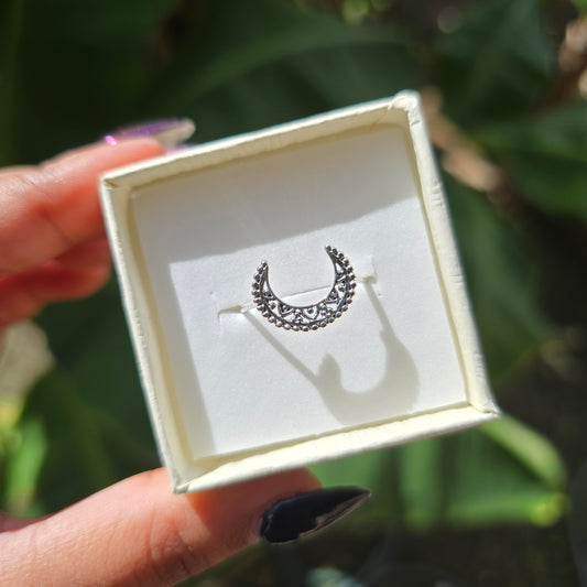 Half Moon Ring - Size 7