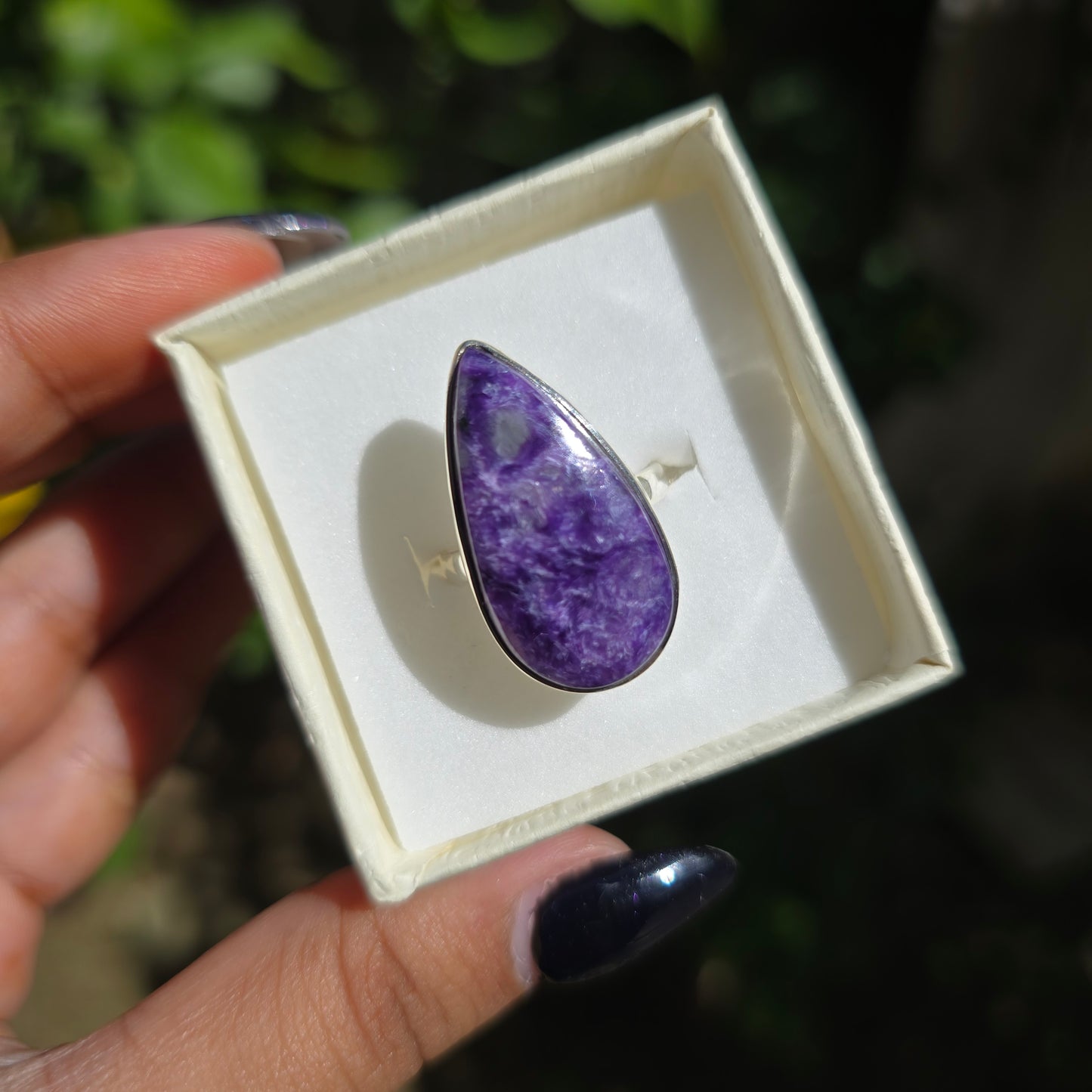 Charoite Ring - Size 8