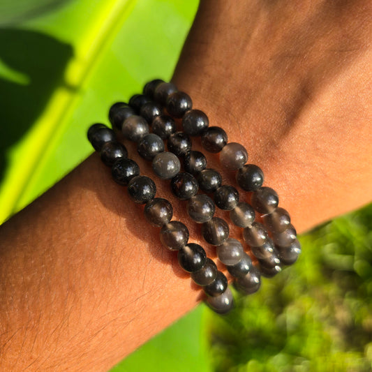 Ice Obsidian Gemstone Bracelet