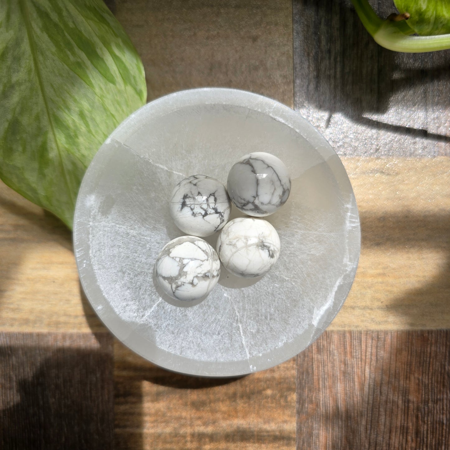 Mini Howlite Gemstone Sphere