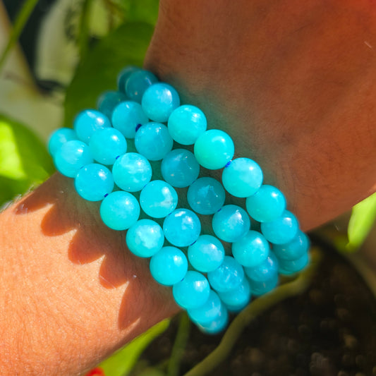 Gemmy Amazonite Gemstone Bracelet