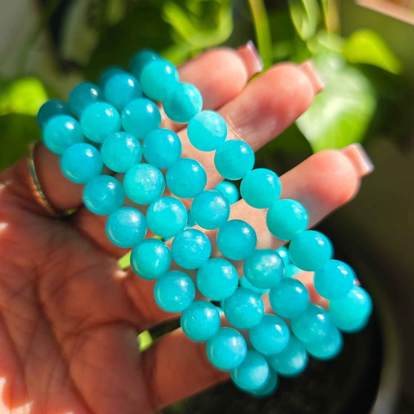 Gemmy Amazonite Gemstone Bracelet