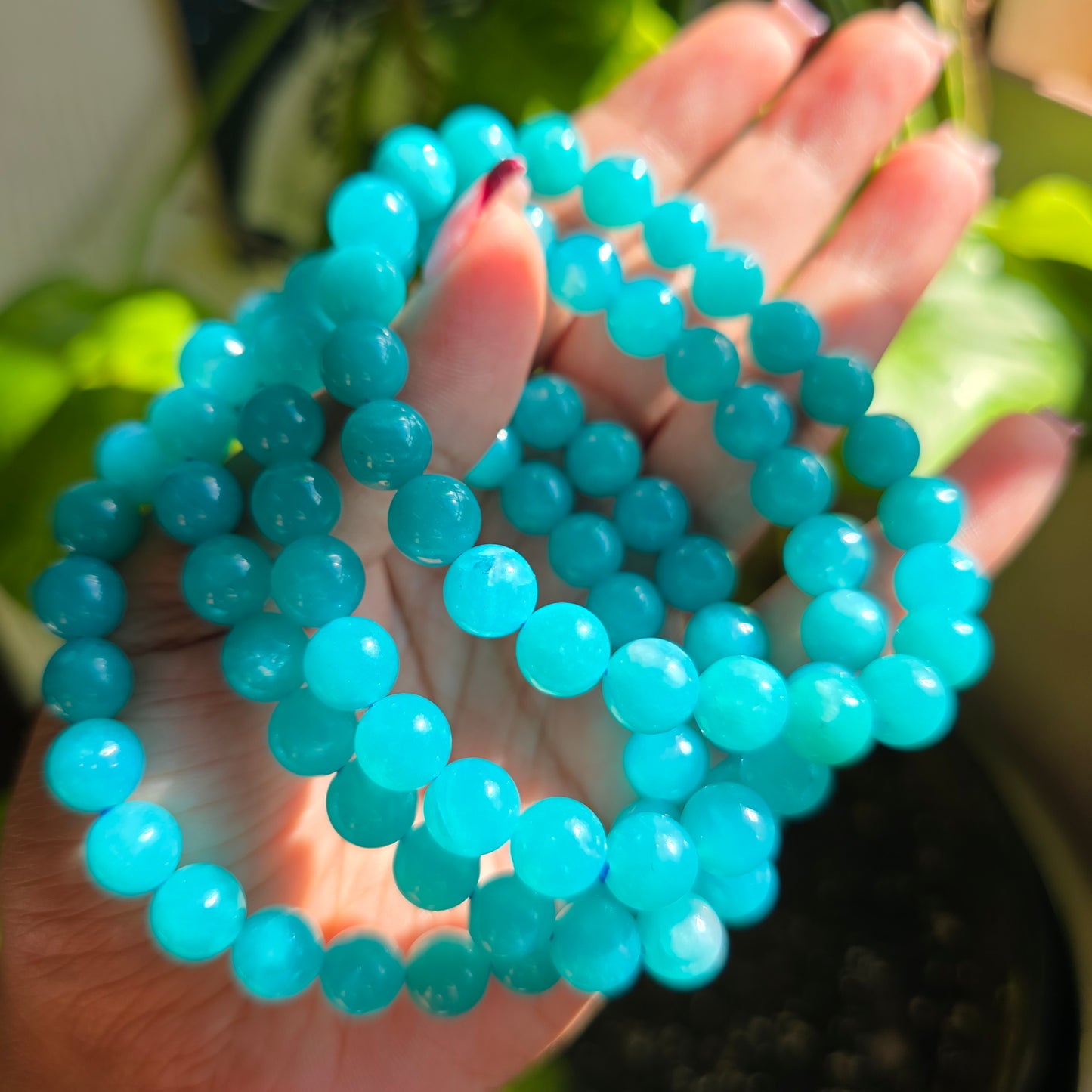 Gemmy Amazonite Gemstone Bracelet