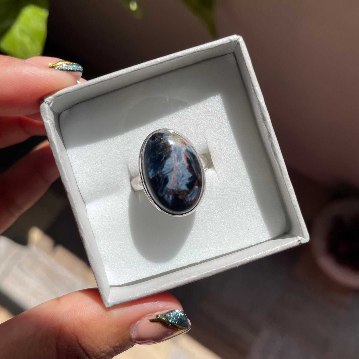 Pietersite Ring - Size 7